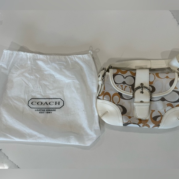 Vintage Coach Soho Signature Y2K Mini Handbag - Picture 7 of 9
